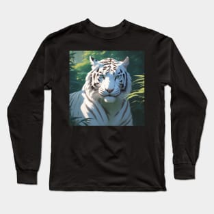 Royal White Tiger Long Sleeve T-Shirt